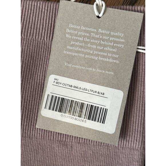 Everlane Womens Size B/AB The Seamless Legging Soft Stretch Dusty Lavender NWT - Picture 5 of 8